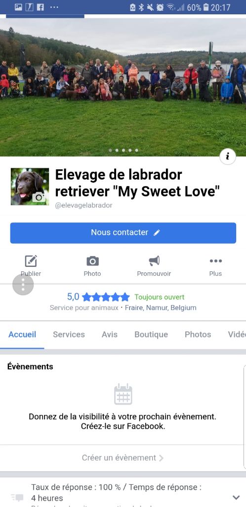 My sweet love - page facebook